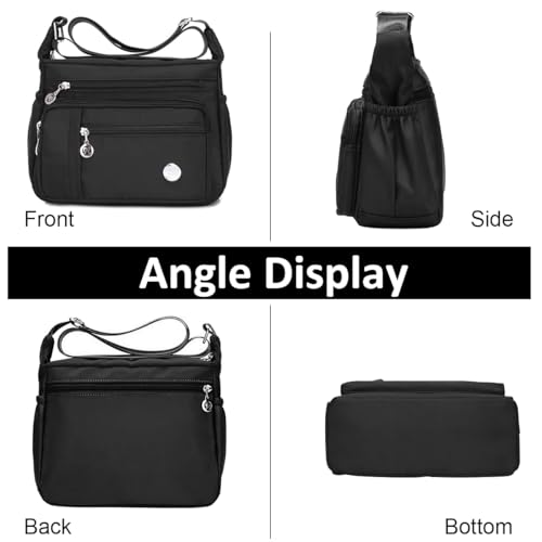 Image of PALAY Women Shoulder Handbag Roomy Multiple Pockets Bag Ladies Crossbody Purse Fashion Tote Top Handle Satchel