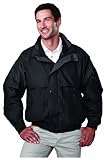 Tri-Mountain Dakota Nylon 3-in-1 Jacket. 6XLT Black/Black
