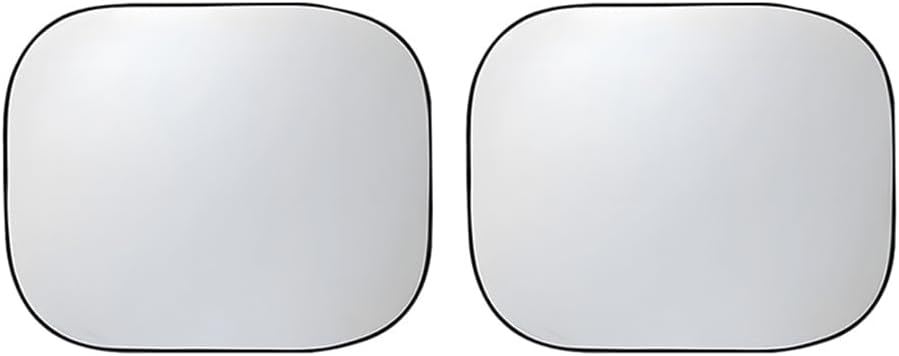 2PCS Car Windshield Sun Shade, Foldable Automotive Reflective Front Sunshades, Blocks Sun Keeps Cool Vehicle UV and Heat Protection Shield Accessories, Universal Fit (35.83 x 31.89)