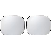 2PCS Car Windshield Sun Shade, Foldable Automotive Reflective Front Sunshades, Blocks Sun Keeps Cool Vehicle UV and Heat Protection Shield Accessories, Universal Fit 35.83 x 31.89