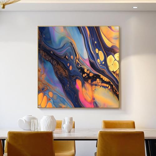 Póster de pared con remolino dorado que transforma la decoración de tu casa 3