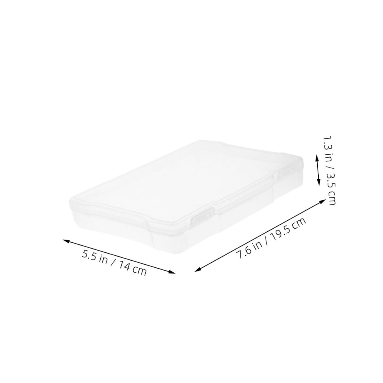 HOMSFOU 10 Pcs Boxes Storage Box Picture Organizer Portable Photo Storage Case Photo Sorting Boxes Clear Bead Storage Photo Storage Containers Picture Storage Case Archival Boxes White Pp