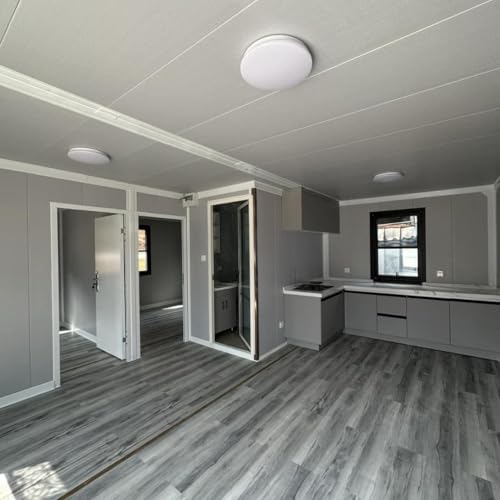 20ft Luxury Expandable Tiny Home for Sale, Prefab Folding Container House 2 Bedroom 1 Living Room 1 Bathroom to Live in for Adults, Portable Cabin for Family or Vacation Use - Image 4