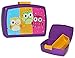 Produktbild alles-meine.de GmbH Brotdose - lustige Eulen - lila - mit extra Einsatz - Brotbüchse/Lunchbox Essen für Mädchen Kinder Vesperdose - Eule pink Brotkasten für Vesper Frühstüc..