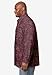 KingSize Men's Big & Tall The No-Tuck Casual Shirt - 2XL, Deep Burgundy Paisley