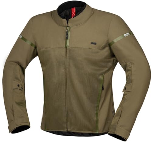 Blouson moto IXS Oxy-Air textile mesh vert olive taille M
