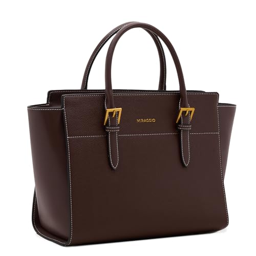 Image of Miraggio Agatha Top Handle Satchel Bag | Women Handbag | Handbags For Women Office Travel
