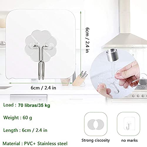 Consejos y reviews para comprar Ganchos adhesivos multiusos en colores variados los mejores 5. 24 Imagen adicional