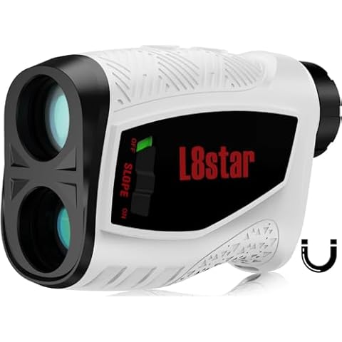 Range Finder Golfing, Fyobyye Slope Laser Golf Rangefinder, Golf Rangefinder with Slope Switch - Slope Measurement, Flag Lock Tech with Pulse Vibration, High Precision Golf Gifts Accessories for Men Cover