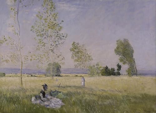Claude Monet L'été affiche vintage 60x90cm pour décoration murale de salon