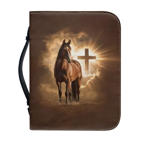 Sac de la Bible en similicuir marron idée cadeau chrétien L