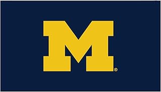 Team Sports America NCAA University of Michigan Sports Doormat | Indoor Outdoor Entrance | 28 x 16 Inches | Non-Slip Front Door Mats | Official Licensed | Sports Fans Entryway Welcome Rug