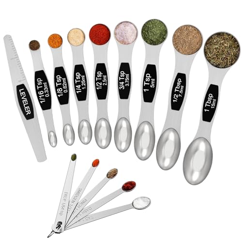 Wildone 14-Pack (8 Magnetic Spoons + Leveler)