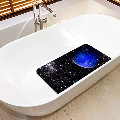 Alfombrillas de baño Bennigiry Space Planet duraderas de 27 x 14.75 pulgadas 6