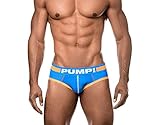 Pump! Cruise Brief Men's Designer Briefs | Athletic Style Underwear with Supportive Fit | Breathable Nylon Microfiber and Stylish Waistband