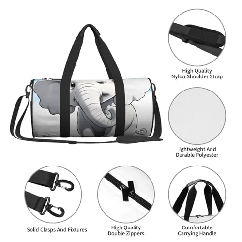 Sac de voyage tour Eiffel avec sangle pliable pour le week-end - 4