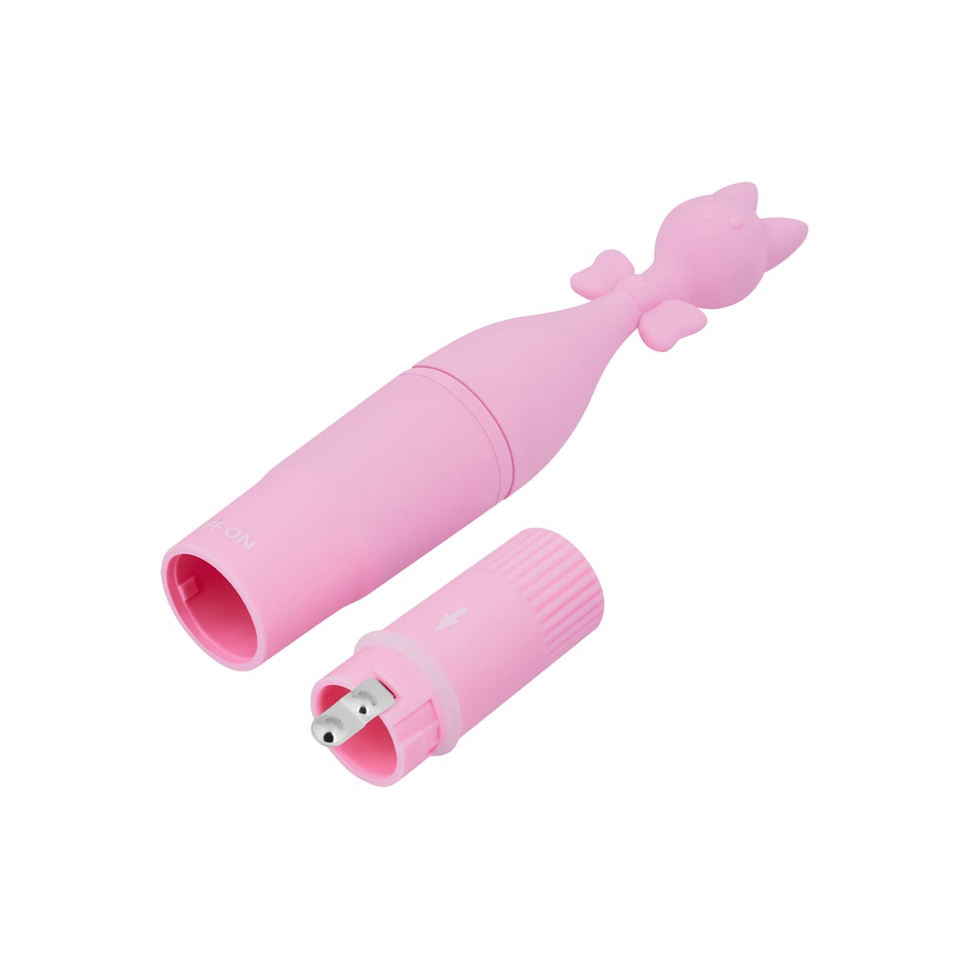 EIS, vibratore, 'vibratore a forma di gatto, 16,3 cm', impermeabile, con impugnatura, silicone delicato sulla pelle
