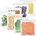 Reusable Gallon Storage Bags - LEAKPROOF Ziplock Gallon Freezer Bags for Marinate Meats, Snack, Sandwich, Fruit, Cereal, Travel Items, Meal Prep, Home Organization - 4 Packs