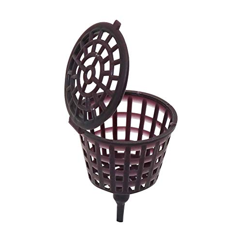 DIYARTS 100pcs Portable Bonsai Tool Fertilizer Cover Plastic Fertilizer Dome Box Fertilizer Baskets for Agricultural Garden Planting