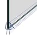 Shower Door Bottom Seal, 2 Pack Glass Shower Door Seal Strip Frameless Shower Door – Stop Shower Leaks and Create a Water Barrier (3/8” X 39”) (2)