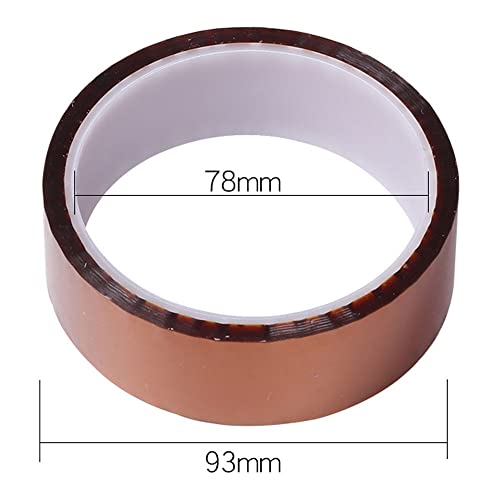 Image of 2Pcs 30mm High-Temperature Resistant Brown Tape Insulating Tape for High-Power Drive Power Supply for Heat Transfer,Adhesive Transfer Tape