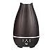 HealthSmart Aromatherapy Essential Oil Diffuser and Cool Mist Humidifier with 500ML Tank Ideal for Large Rooms Features Adjustable Timer, Mist Mode and 7 LED Light Colors, Brown