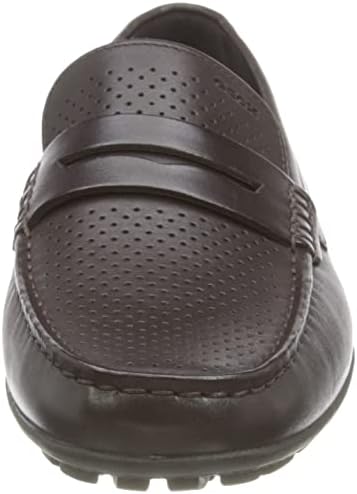 Geox Men's Moccasins, Coffee, 8.5 | Image 1