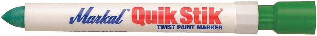 Markal 61043 Quik Stik All Purpose Long-Lasting Solid Paint Marker, Fluorescent Orange (Pack of 12) image 5