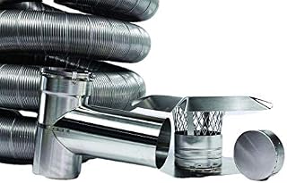 FireFlex Flexible Chimney Liner Tee Kit - 6 Inch x 15 Foot