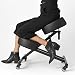 Sleekform Knee Chair | Ergonomic Kneeling Posture Stool for Back, Neck, Spine Relief | Folding, Backless | Angle & Height Adjustable Orthopedic Seat | Mesh Cushions | Meditation, Gaming, Computer Work