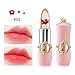 BestLand 3 Pcs/Set Flower Jelly Lipstick Set Temperature Change Moisturizer Long Lasting Nutritious Balm Magic Color Change Lip Gloss (3Pcs Flower Jelly Lipstick 010203)