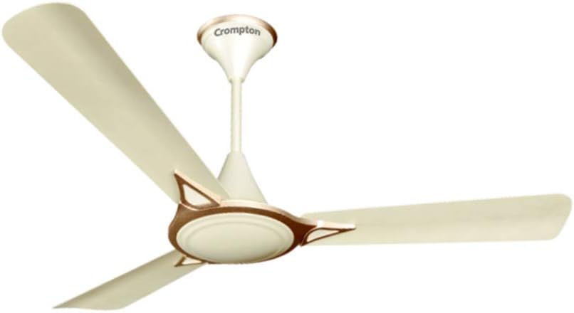 Crompton Avancer Prime Decorative Ceiling Fan with Anti Dust Technology - 1200 mm (Silky Silver)