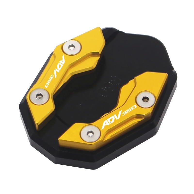 Béquille latérale ADV 350 : extension de support de pad en aluminium CNC pour moto