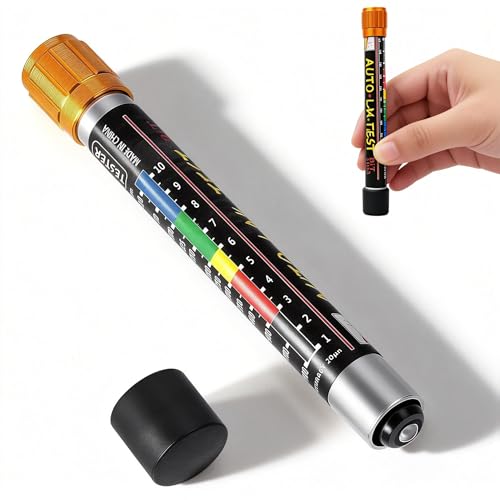 DIYCUT Lackdickenmessgerät für Auto, Lackmessgerät, Lackschichtdickenmessgerät, für Überprüfen Sie Die Dicke Des Autolacks, für Kfz, Gebrauchtwagen, Spenglerei, Lackierarbeiten