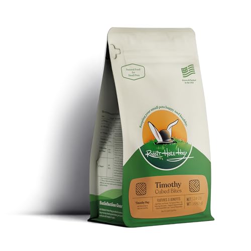 Rabbit Hole Hay - Heno Timothy Natural 24 oz para Pequeños Animales