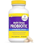 InnovixLabs Multi Strain Probiotics for Women &amp; Men - Probiotic Supplement - 50 Billion CFU - Gut...