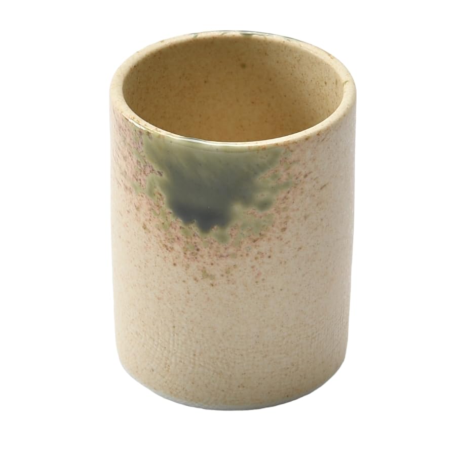 Amazon｜10個セット 伊賀織部 筒型長湯呑み（小） [63×80mm