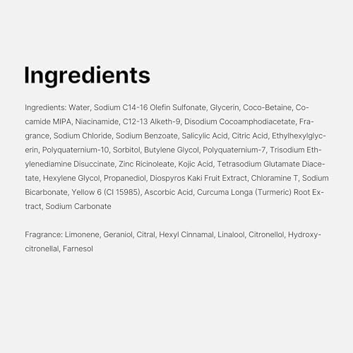 medicube Kojic Acid Turmeric Brightening Body Wash | Gentle Shower Gel for Uneven Skin | Niacinamide, Vitamin C, AHA/BHA | Deep Cleansing, Hydrating Formula | Easy and Effective, 13.52 fl.oz 400ml — view 6