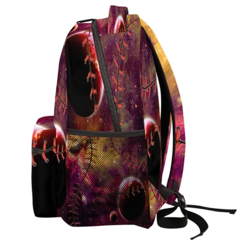 Sac à dos décontracté pour ordinateur portable Galaxy Planet spacieux - 4
