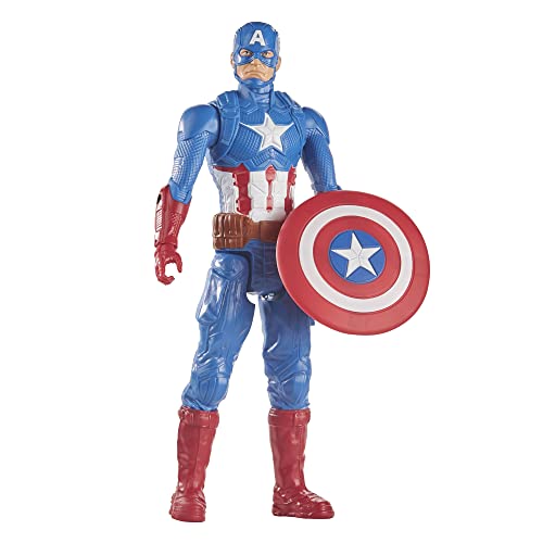 Marvel Avengers Titan Hero Series Figurine Captain America de 30 cm - vue 4
