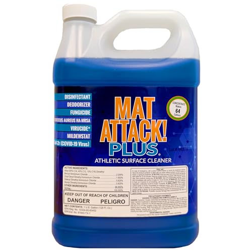 Dollamur Mat Attack! PLUS® Gym & Yoga Mat Cleaner, Hygienic Clean...