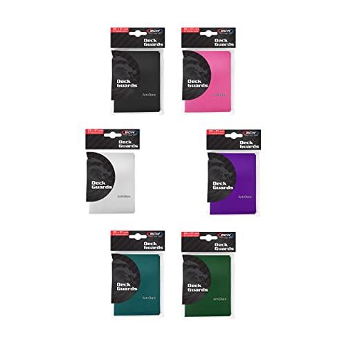 Bcw Double Matte Deck Guard Color Combo Pack - 6 Pack #TOP6