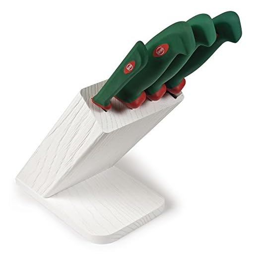 Sanelli 927604B Premana Professional Oblique Block 4 Pezzi, Bianco