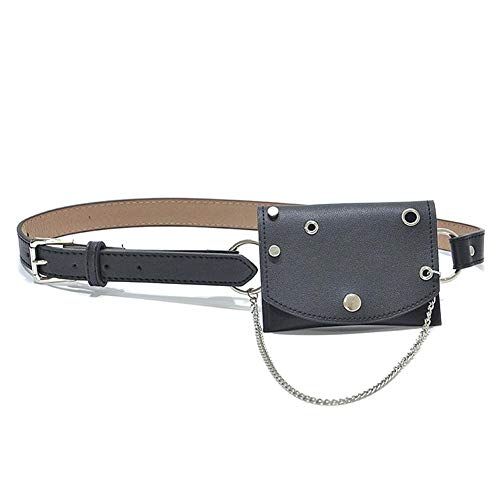 funnyfeng Metallketten-Gürteltasche, Stilvoller Dekorativer Mehrzweckgürtel Im Punk-Stil, Gürtel Für Damengürtel Cover