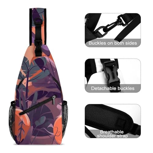 Bolso cruzado tipo sling para hombro y pecho miniatura 3