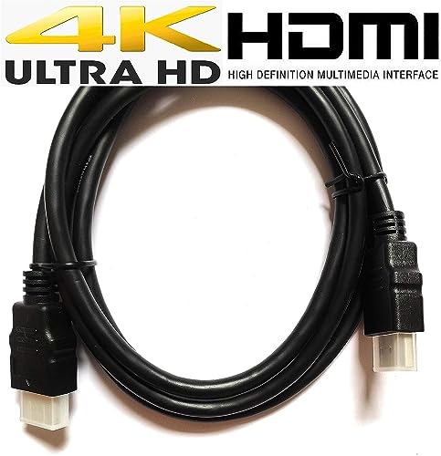 Image of High Speed HDMI Cable - Full HD ARC Male to Male 1.5 Meter for Computer, Laptop, TV, Projector and Home Theater (Black)