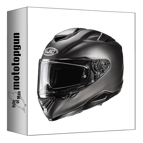 HJC RPHA 72 Casque Intégral Moto Titane avec Écran Large et Confort Acoustique