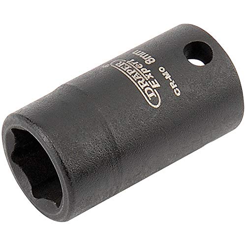 Draper 5012 Square Drive Hi-Torq - Presa A Impatto Metrico A 6 Punti, Blu, 1/4", 8 Mm
