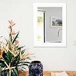 Ruomeng Wall Mirror Rectangle Decorative Mirror 12" x 16" for Entryway, Bedroom, Living Room, White - Image 5