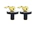 2Pcs Snap-Handle Drain Plug Push-in Boat Drain Plug Copper Drain Plugs for Yachts and Kayaks with Innovative Design Drain Plugs